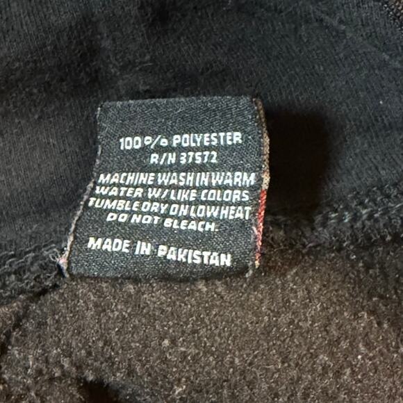 Rothco Thin Blue Line Concealed Carry Hoodie Black Pass-Through Pocket Men Sz Lg - Picture 5 of 6